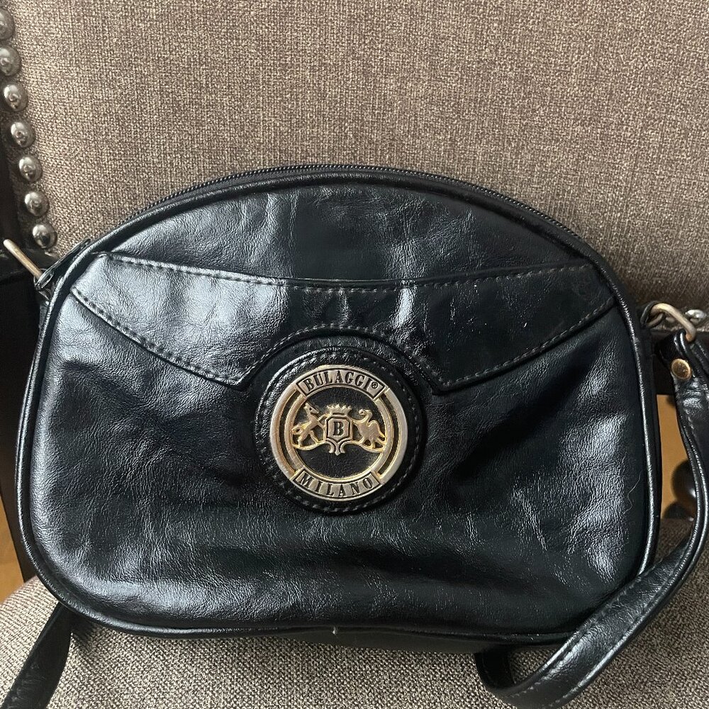 Vintage BULAGGI Leather black purse Bag